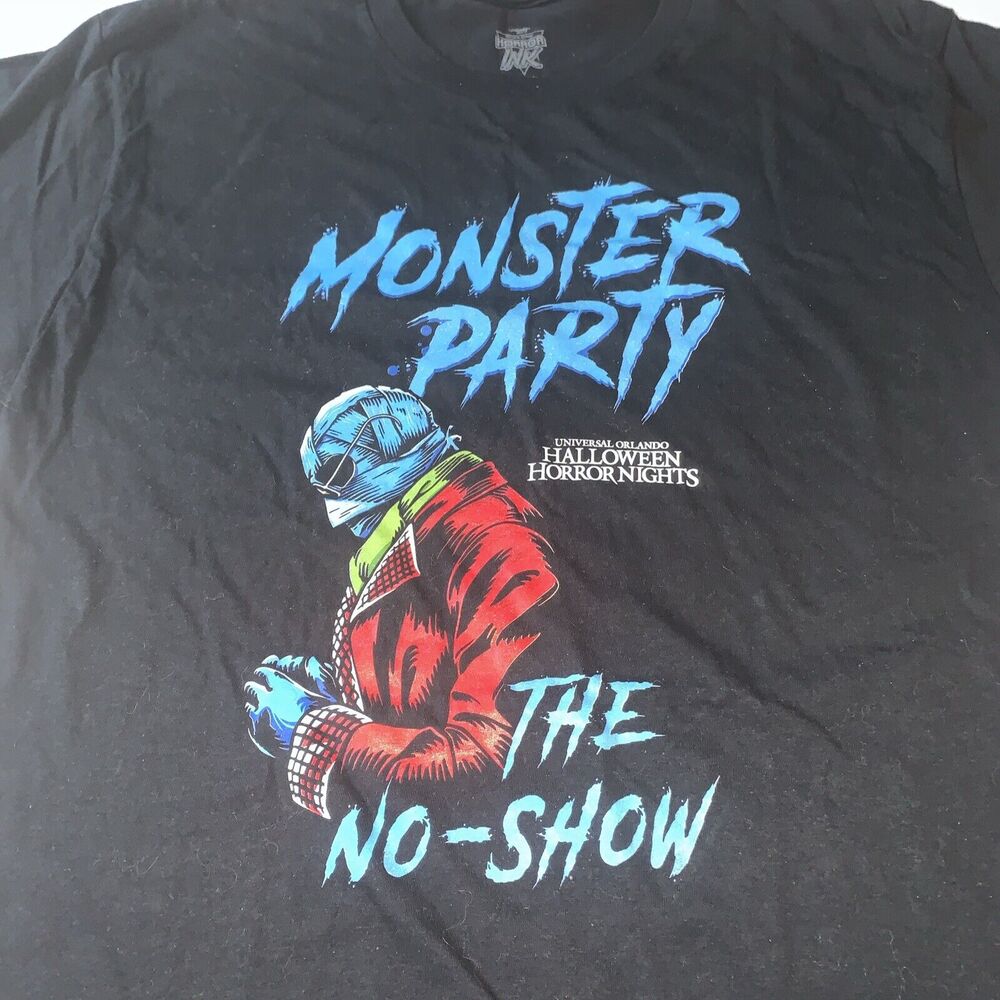 Halloween Horror Nights Horror Ink 2020 Monster Party The No Show t-shirt M MEd